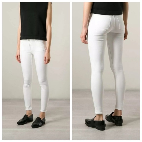 Acne Skin 5 Optic White Jeans Size 24 - Picture 7 of 16